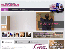 Tablet Screenshot of mudanzasvalero.es